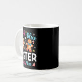 Nk Or Blue Sister Loves You Gender Reveal Christma Kaffeetasse (Vorderseite Links)