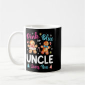 Nk Or Blue Uncle Loves You Gender Reveal Christmas Kaffeetasse (Links)