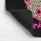 Nk Out Leopard Football Helmet Bow Preppy Breast C Mousepad (Ecke)