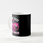 Nk Out Tackle Breast Cancer Awareness American Foo Kaffeetasse (Vorderseite Links)