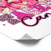 Nk Out Tackle Breast Cancer Awareness Football Gho Poster (Ecke)