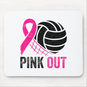 Nk Out Volleyball Brustkrebsbewusstsein Nk Band Mousepad