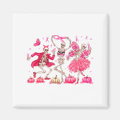 Nk Ribbon Breast Cancer Awareness Skeleton Women M Magnet (Vorne)