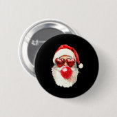 Nk Santa Christmas Bubble Gum Nk Sungles Button (Vorne & Hinten)