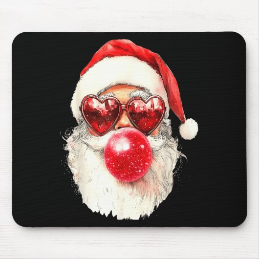 Nk Santa Christmas Bubble Gum Nk Sungles Mousepad (Vorne)