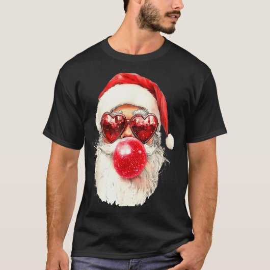 Nk Santa Christmas Bubble Gum Nk Sungles  T-Shirt (Vorderseite)