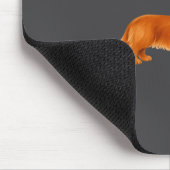 Nk Santa Red Long Haired Dachshund Christmas  Mousepad (Ecke)