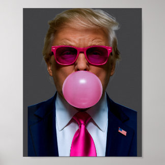 Nk Sonnenbrillen Lustiger Donald Trump Nk Kaugummi Poster