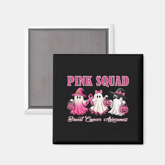 Nk Squad Breast Cancer Awareness Boo For Kids Todd Magnet (Vorderseite/Rückseite)
