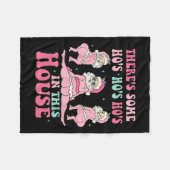 Nk There's Some Ho Ho Hos In This House Ugly Chris Fleecedecke (Vorderseite (Horizontal))