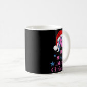 Nk Unicorn Santa Merry Christmas Kaffeetasse (VorderseiteRechts)