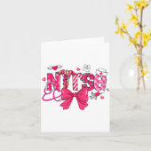 Nk Valentine Nurse Coquette Bow Cuds Favorite Karte (Gelbe Blume)
