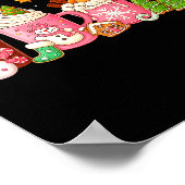 Nk Weihnachtskaffee Xmas Lebkuchenmann-Keks Poster (Ecke)