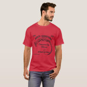 NKCC 40. rotes T-Shirt Schwarzes Logo (Vorne ganz)