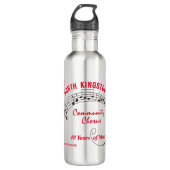 NKCC 40. Wasserflasche Edelstahlflasche (Vorderseite)