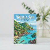 Nkhata Bay Malawi Postkarte (Stehend Vorderseite)