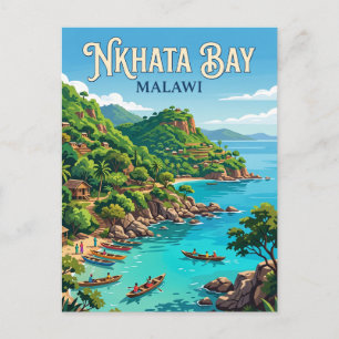 Nkhata Bay Malawi Postkarte