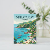 Nkhata Bay Malawi Postkarte (Stehend Vorderseite)