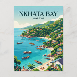 Nkhata Bay Malawi Postkarte