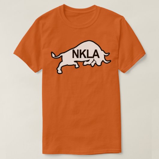 NKLA Bull Black ampamp White T-Shirt (Design vorne)