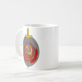 NKVD Emblem-Tasse Kaffeetasse (Vorderseite Links)