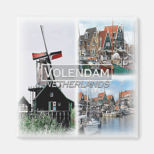NL0035 Europe, Niederlande, Volendam, Kühlschrank Magnet