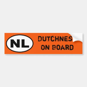NL-Aufkleber - Dutchness an Bord Autoaufkleber