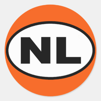NL-Aufkleber Runder Aufkleber