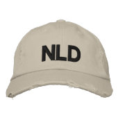 NLD pet Bestickte Baseballkappe (Vorderseite)