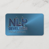 🤖 NLP Engineer Chatbot Developer AI QR Code Cards Visitenkarte (Vorderseite)