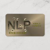 🤖 NLP Engineer Chatbot Developer Conversation AI Visitenkarte (Vorderseite)