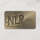 🤖 NLP Engineer Chatbot Developer Conversation AI Visitenkarte (Vorderseite)