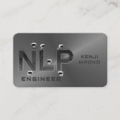 🤖 NLP Engineer Chatbot Developer Conversation AI Visitenkarte (Vorderseite)