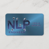 🤖 NLP Engineer Chatbot Developer Conversation AI Visitenkarte (Vorderseite)