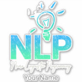 NLP-Programmierer und Ausbilder für Neurolinguisti Aufkleber (Vorderseite)