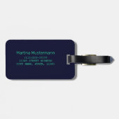 NLP-Programmierer und Ausbilder für Neurolinguisti Gepäckanhänger (Rückseite horizontal)