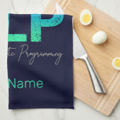 NLP-Programmierer und Ausbilder für Neurolinguisti Geschirrtuch (Viertel Falte)