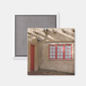 NM, New Mexico, Santa Fe, Canyon Road, legendär Magnet (Vorderseite/Rückseite)