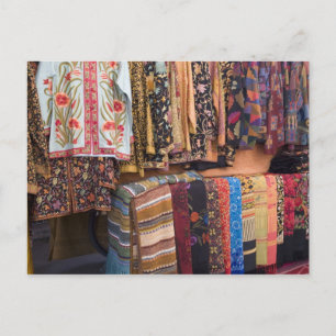 NM, New Mexico, Santa Fe, Navajo-Kleidung, Postkarte