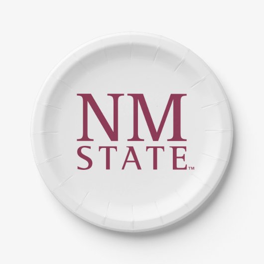 NM State Pappteller (Vorderseite)