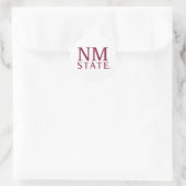 NM State Runder Aufkleber (Tasche)