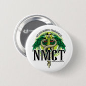 NMCT Caduceus Button (Vorne & Hinten)
