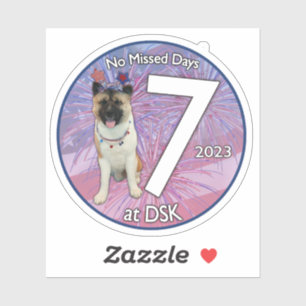 NMD bei DSK - Abzeichen-Sticker vom Juli 2023 Aufkleber