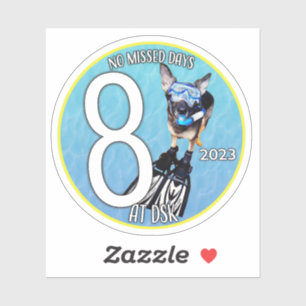 NMD bei DSK - August 2023-Abzeichen Aufkleber