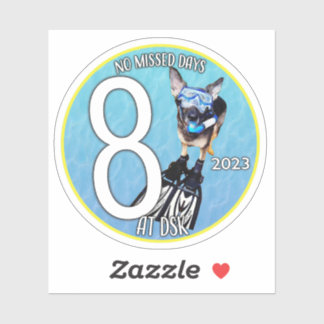 NMD bei DSK - August 2023-Abzeichen Aufkleber