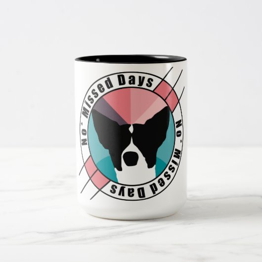 NMD-Circle-Design Zweifarbige Tasse (Mittel)