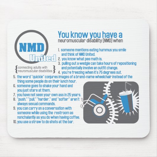 NMD vereinigte Mausunterlage Mousepad (Vorne)