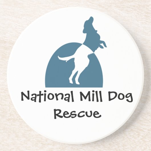 NMDR Sandstein-Getränk-Untersetzer Untersetzer (Vorne)