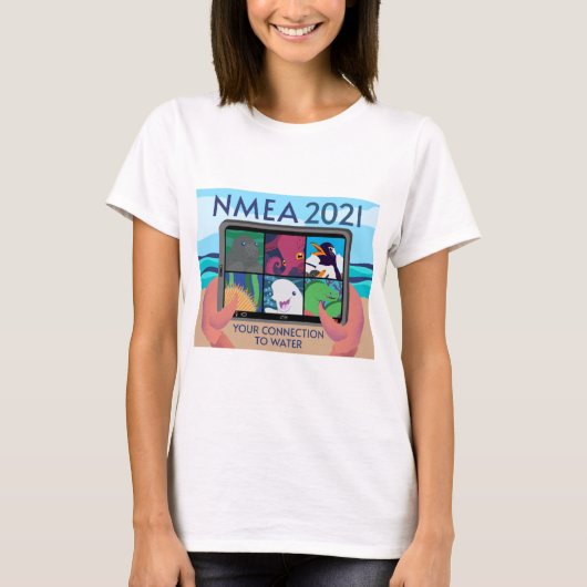 NMEA 2021-Logo - Vollständig T-Shirt (Vorderseite)