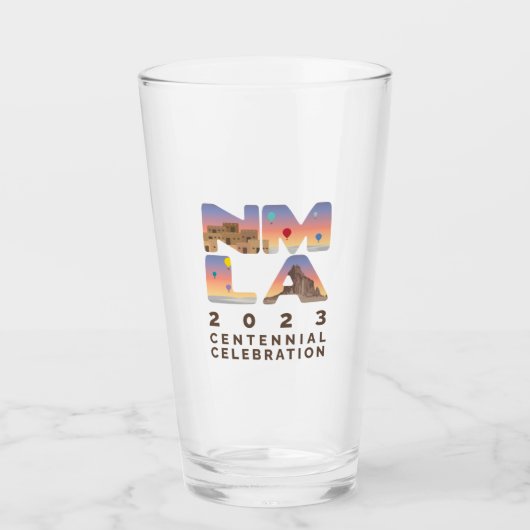 NMLA 100 Logo-Tumbler Glas (Vorderseite)